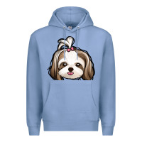 Colony Blue shih tzu Premium Hoodie - Jasminsmagicworld