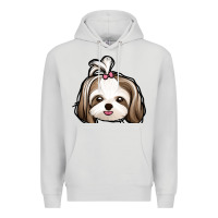 Dove Grey shih tzu Premium Hoodie - Jasminsmagicworld