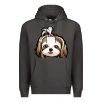 Smoke shih tzu Premium Hoodie - Jasminsmagicworld