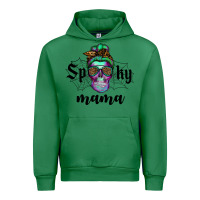 Emerald spooky mama skull Urban Hoodie - RanaPortraitStore