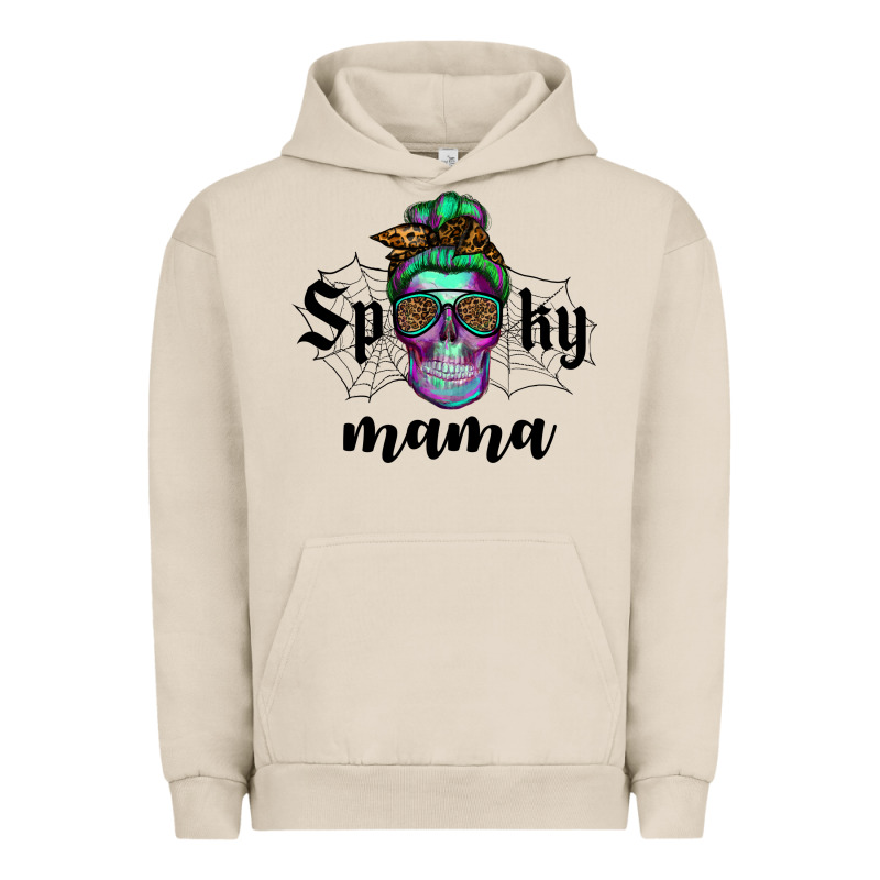 Spooky Mama Skull Urban Hoodie by RanaPortraitStore | Teevron