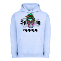 Pigment Grape Ice spooky mama skull Urban Hoodie - RanaPortraitStore