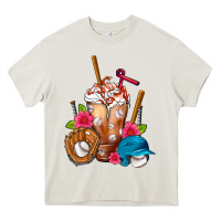 Cream Baseball Frappe Heavy Core Tee - FaDigitalArtStudio