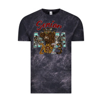 Cloud Black Senior Mom 2023 Vintage Tee - CowhideDigitalArt