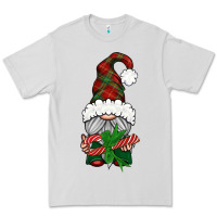 Dove Grey Christmas Gnome With Candy Premium Tee - BundleAndBundleShop