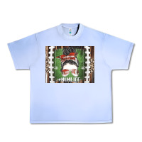 Grape Ice American Football Mom life Urban Heavy Tee - CowhideDigitalArt