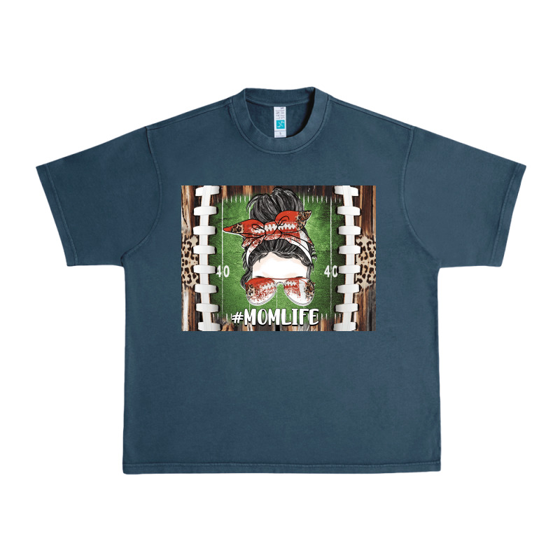 American Football Mom Life Urban Heavy Tee by CowhideDigitalArt | Teevron
