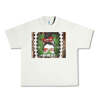 Pistachio American Football Mom life Urban Heavy Tee - CowhideDigitalArt