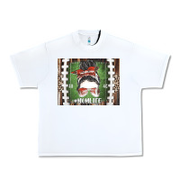 White American Football Mom life Urban Heavy Tee - CowhideDigitalArt