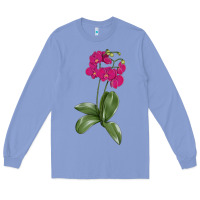 Colony Blue Moth Orchid Long Sleeve Tee - LillyAllenDesigns
