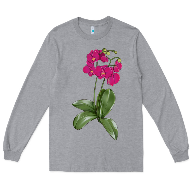 Moth Orchid Long Sleeve Tee by LillyAllenDesigns | Teevron