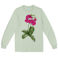 Matcha Moth Orchid Long Sleeve Tee - LillyAllenDesigns