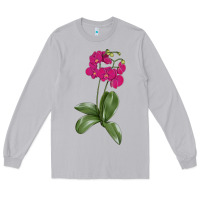 Moon Dust Moth Orchid Long Sleeve Tee - LillyAllenDesigns