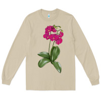 Mushroom Moth Orchid Long Sleeve Tee - LillyAllenDesigns