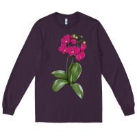 Plum Moth Orchid Long Sleeve Tee - LillyAllenDesigns