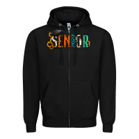Black senior 2022 Zipper Hoodie - Jasminsmagicworld