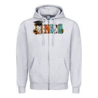 Heather Grey senior 2022 Zipper Hoodie - Jasminsmagicworld