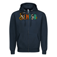 Navy senior 2022 Zipper Hoodie - Jasminsmagicworld