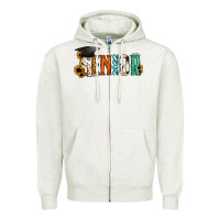 Oatmeal Heather senior 2022 Zipper Hoodie - Jasminsmagicworld