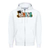 White senior 2022 Zipper Hoodie - Jasminsmagicworld