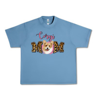 Pebble Blue Corgi Mom Urban Heavy Tee - Jasminsmagicworld