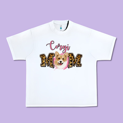 Corgi Mom Urban Heavy Tee Designed By Jasminsmagicworld