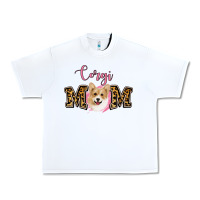 White Corgi Mom Urban Heavy Tee - Jasminsmagicworld