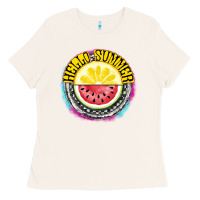 Bone Hello Summer Ladies Tee - CowhideDigitalArt