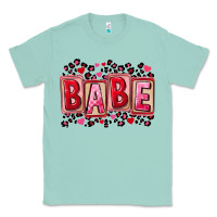 Seafoam Valentine's Day babe Classic Tee - FaDigitalArtStudio