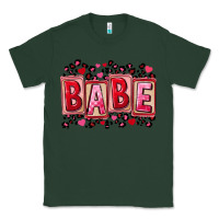 Sports Green Valentine's Day babe Classic Tee - FaDigitalArtStudio