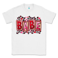 White Valentine's Day babe Classic Tee - FaDigitalArtStudio