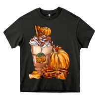 Asphalt Pumpkin Spice Coffee Heavy Core Tee - FaDigitalArtStudio