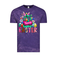 Cloud Purple Easter Vintage Tee - CowhideDigitalArt