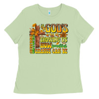Matcha Autumn Is God's way Of Showing Us How Beautiful Ch Ladies Tee - CowhideDigitalArt
