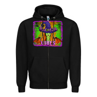 Black bad witch vibes Zipper Hoodie - Jasminsmagicworld