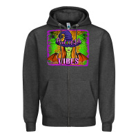 Charcoal Heather bad witch vibes Zipper Hoodie - Jasminsmagicworld