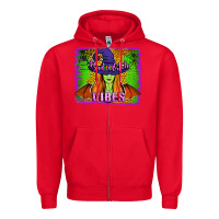 Red bad witch vibes Zipper Hoodie - Jasminsmagicworld