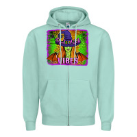 Seafoam bad witch vibes Zipper Hoodie - Jasminsmagicworld