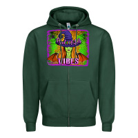 Sports Green bad witch vibes Zipper Hoodie - Jasminsmagicworld
