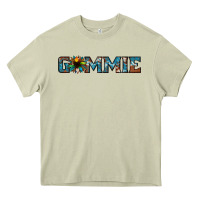 Mossy gammie sunflower cowhide Heavy Core Tee - Jasminsmagicworld