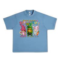Pebble Blue Happiness All Around Happy Valentines Patrick East Urban Heavy Tee - CowhideDigitalArt