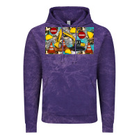 Cloud Purple excavator sippy Vintage Hoodie - Artiststas