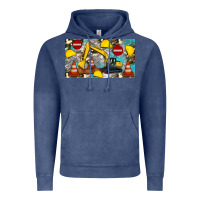 Vintage Denim excavator sippy Vintage Hoodie - Artiststas