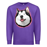 Purple husky Premium Sweatshirt - Jasminsmagicworld