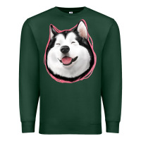 Sports Green husky Premium Sweatshirt - Jasminsmagicworld