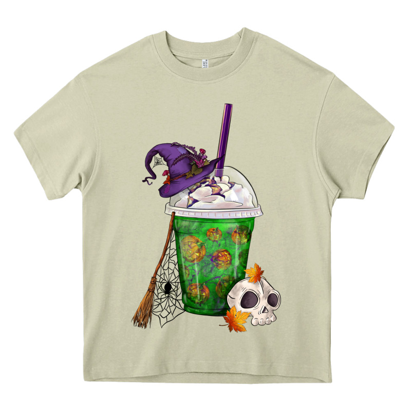 Halloween Spooky Pumpkins Frappe Heavy Core Tee by FaDigitalArtStudio | Teevron