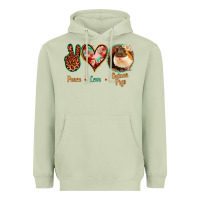 Matcha Peace Love Guinea Pigs Heavyweight Hoodie - Jasminsmagicworld