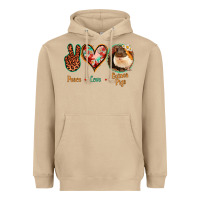 Mushroom Peace Love Guinea Pigs Heavyweight Hoodie - Jasminsmagicworld