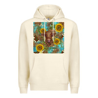 Sandshell western highland cow Premium Hoodie - BarkalooDesign