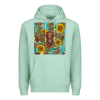 Seafoam western highland cow Premium Hoodie - BarkalooDesign